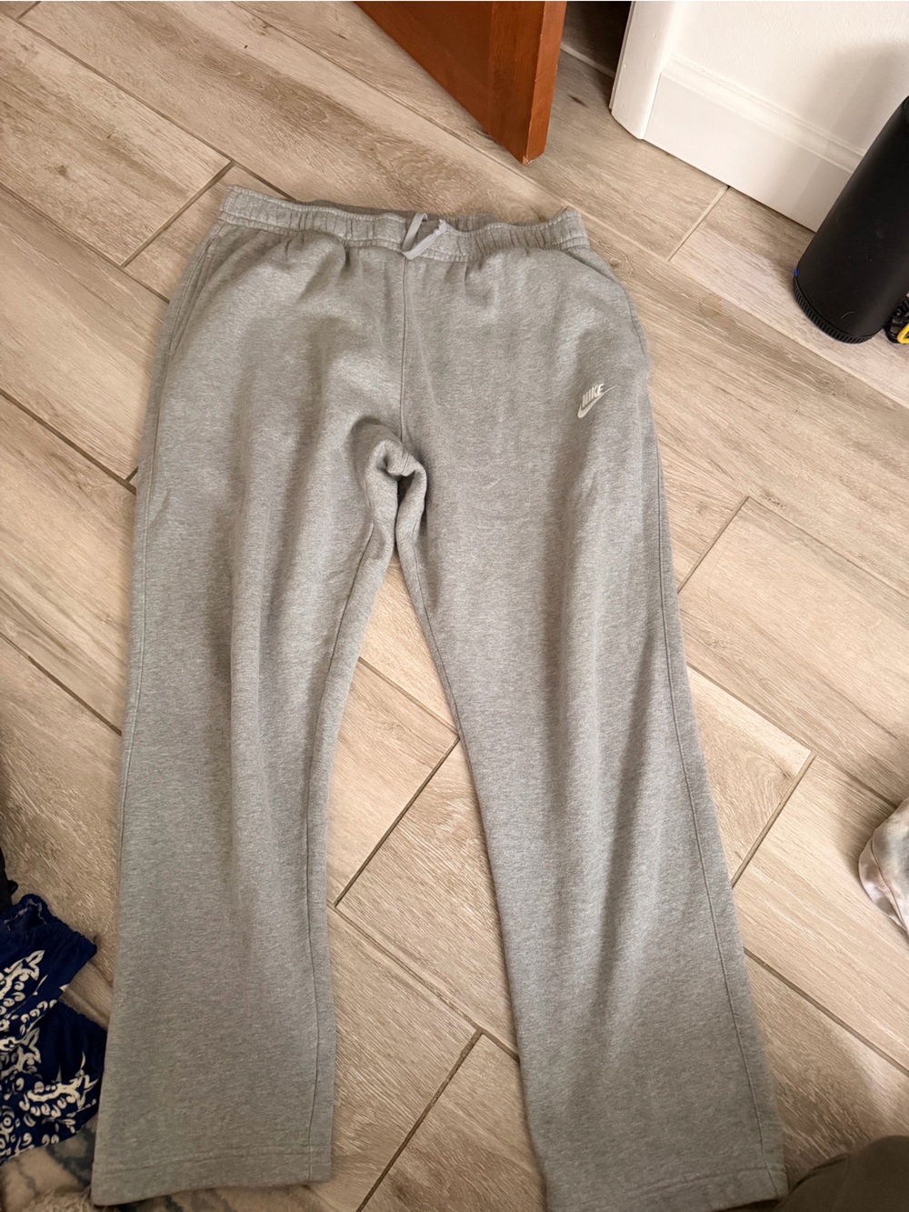Nike Grey Women's Track Joggers with Logo